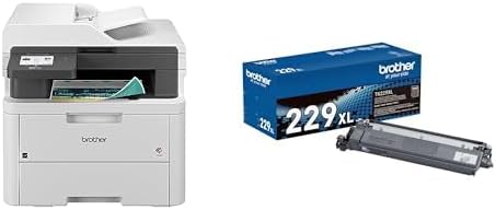 Brother MFCL3720CDW Printer and TN229XLBK High Yield Toner