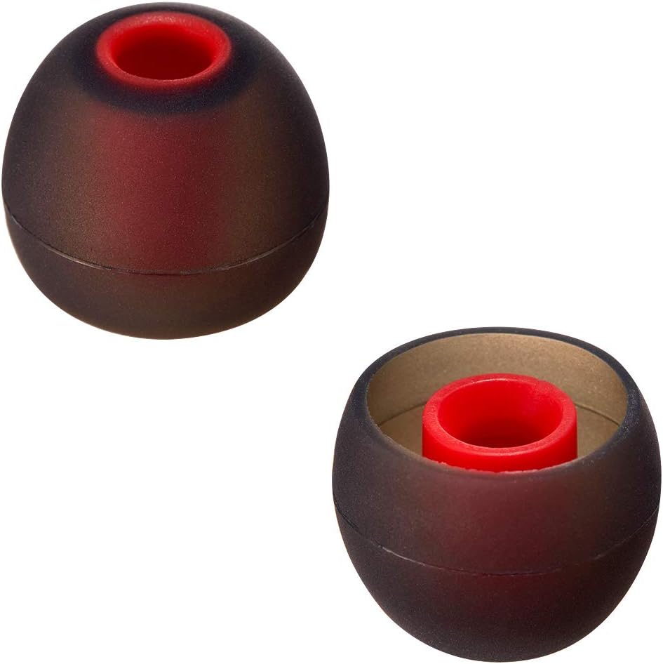 Earbud Tips Soft Silicone Earbuds Replacement Tips Fit for in-Ear Headphones(inner hole from 3.8mm - 4.2mm earphones) 9 Pairs S/M/L