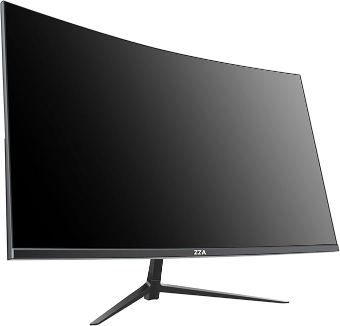 ZZA 27 Inch Gaming Monitor Curved, Curved Gaming Monitor Frameless Ultra-Fast 280Hz|240Hz 1ms FHD 1080P,Curved Monitor 1800R|FreeSync|99% sRGB|HDR|Low Blue Light|HDMI DP Ports|VESA Mount|Metal Stand