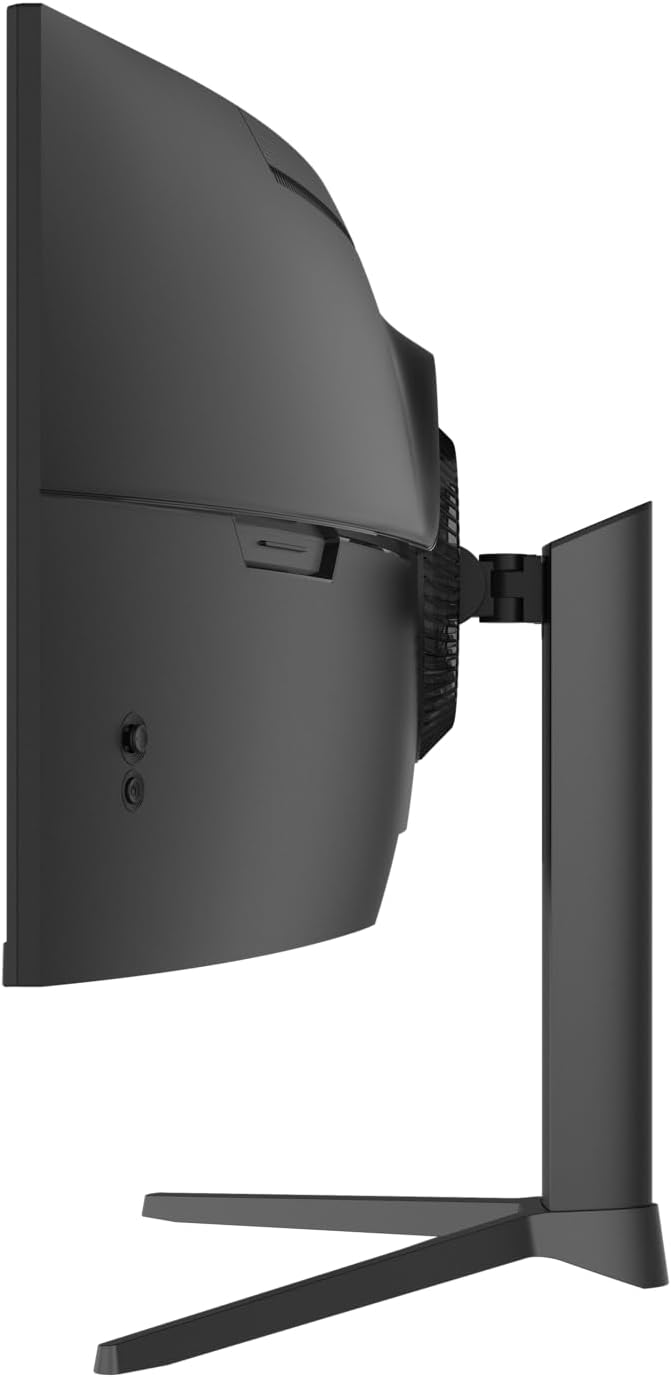 Amzfast 49 Inch Curved Monitor 120Hz DQHD 5120x1440p Ultrawide Gaming Monitor, 120% sRGB, 1500R, 1ms MPRT, HDR10, Adaptive Sync, PIP/PBP, Height Adjustable, HDMI 2.0/DP 1.4, VESA 75x75, AMZG49C7U