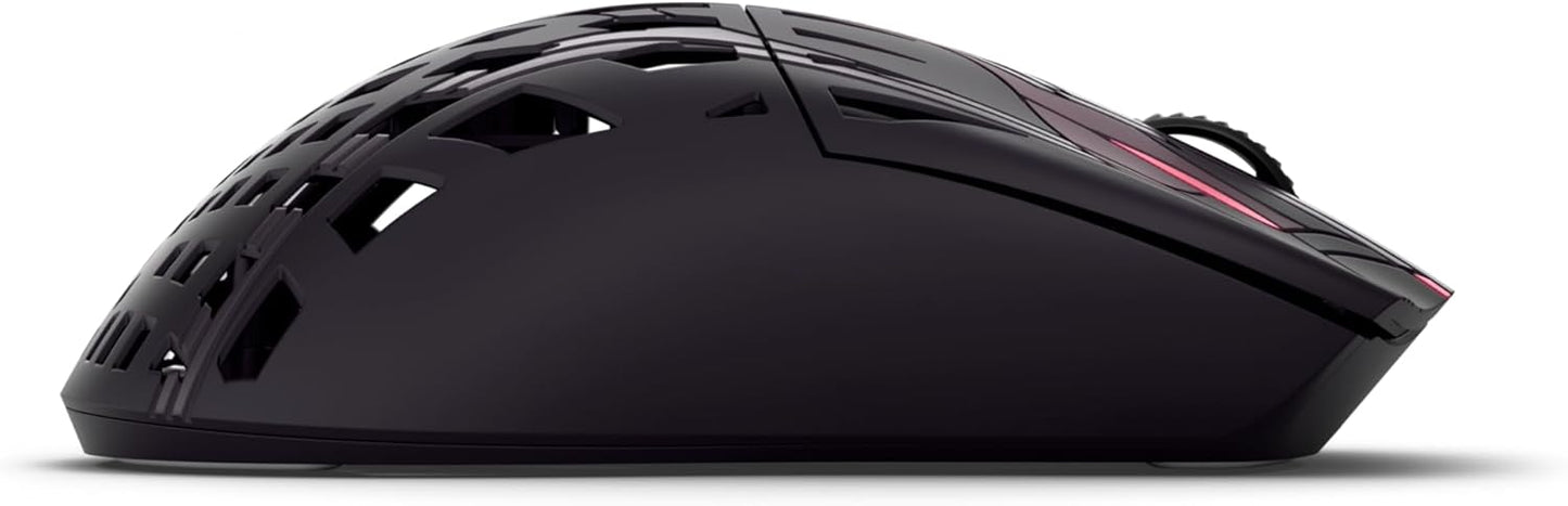 Pwnage Trinity CF Wireless Gaming Mouse - Sakura Samurai Colorway - 39g Ultralight Symmetrical Design - 8KHz Polling - Custom XERO PAW3950 Sensor 36,000 DPI - Solid Sides - PTFE Skates - Esports Grade