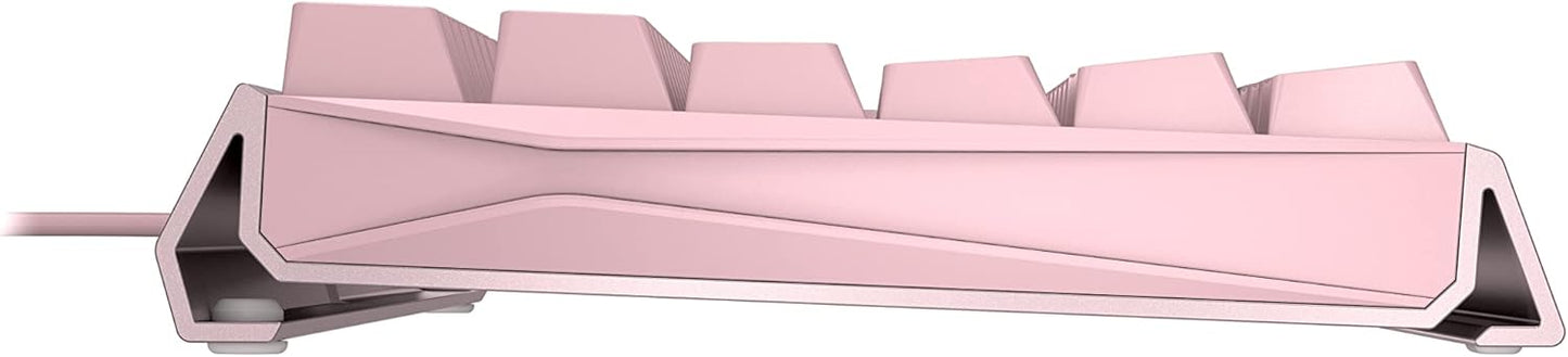 Cherry MX 3.0 S Wired Mechanical Gaming Keyboard. Aluminum Housing Built for Gamers w/MX Blue Switches. RGB Backlit Color Display Over 16m Colors. Pink
