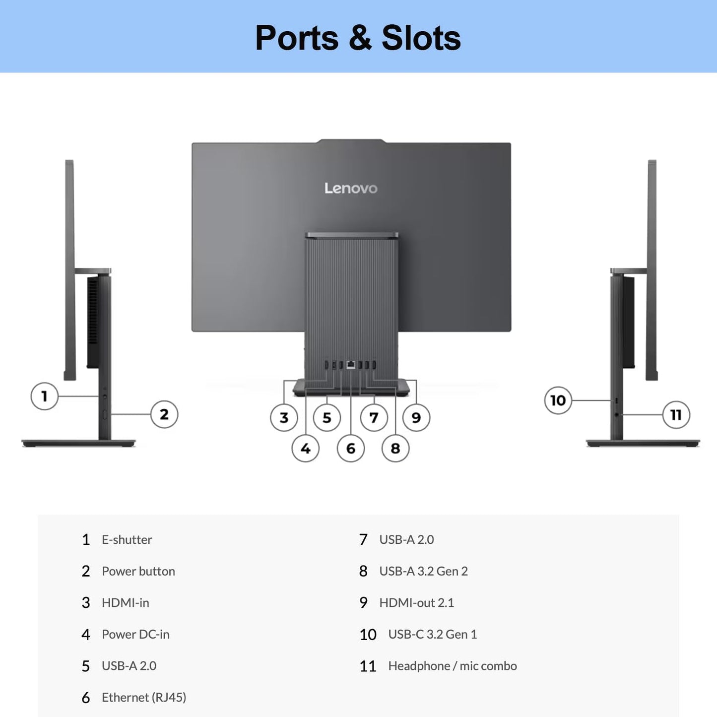 Lenovo 2024 IdeaCentre I Business All-in-One, 27" FHD Touchscreen 100Hz, Intel Core i5-13420H, 16GB DDR5 RAM, 512GB SSD, Wireless Charging Base, Wireless KB & Mouse, Wi-Fi 6, Windows 11 Pro, Grey