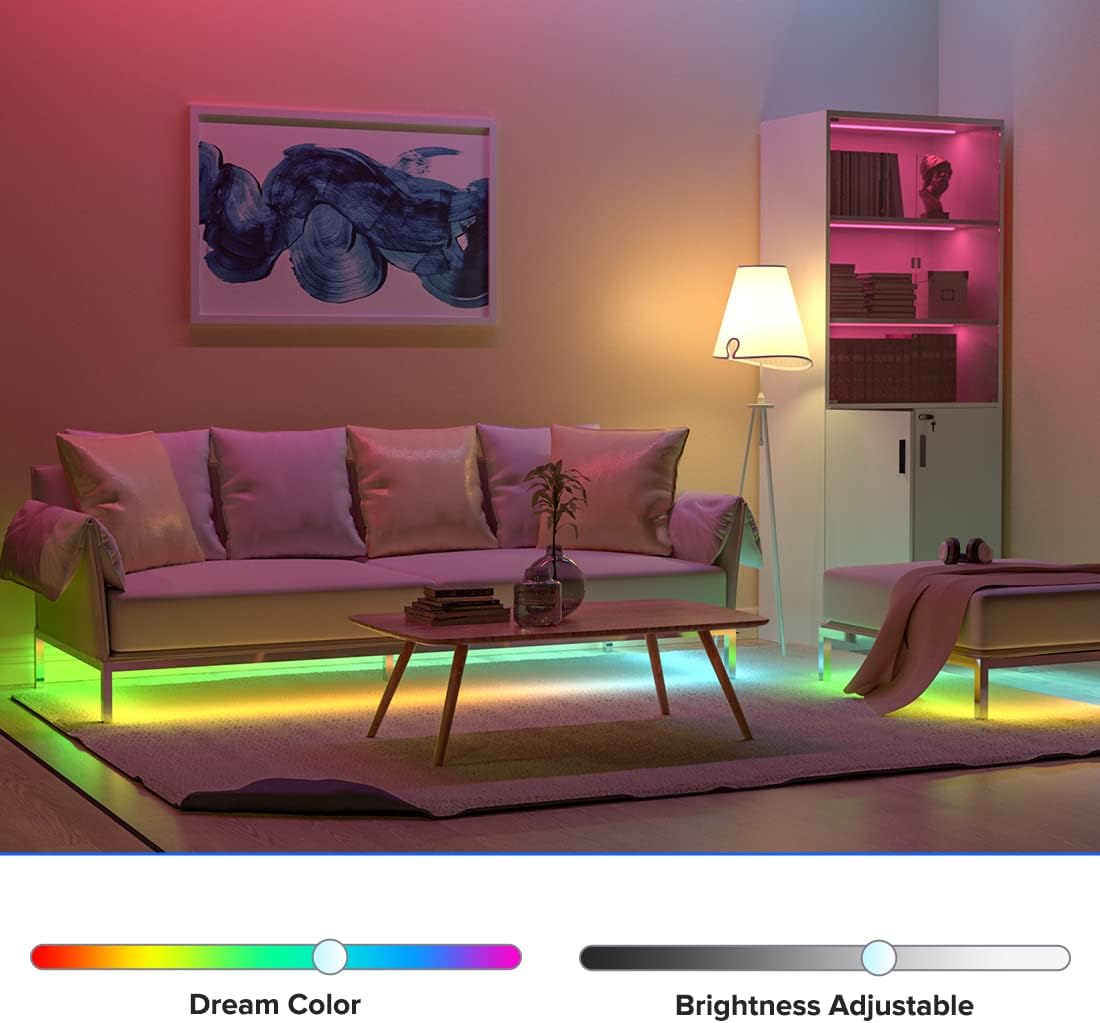 BTF-LIGHTING C04W RGBW PWM SMD FCOB (+ R G B W) 5PIN LED Strip 2.4GHz Tuya WiFi Group Controller Alexa Google Home Smartphone APP Control Compatible with WR01RF RC03RFB RC04RFB RC05RFB Remote