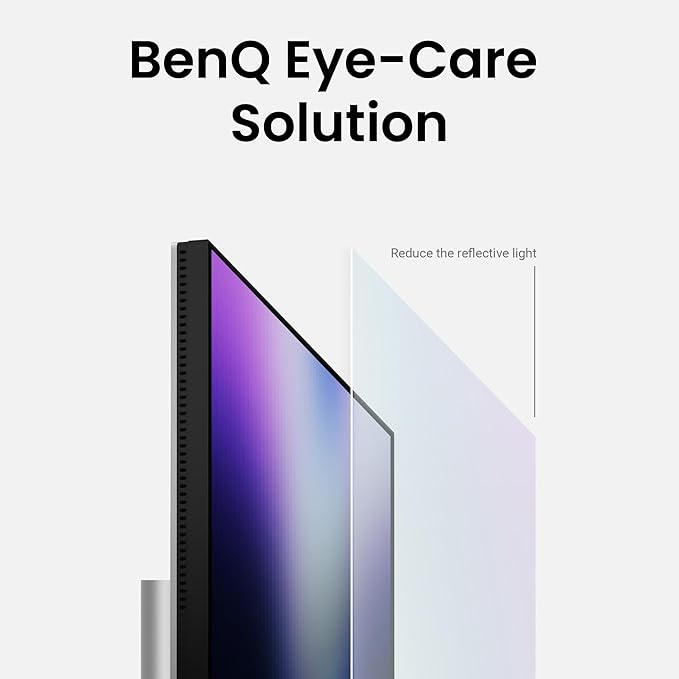 BenQ MA270U 27” 4K 3840x2160 Monitor for MacBook® Pro/Air, Dual USB-C, 90W Power Delivery, Mac Color Match, USB Hub, Brightness & Volume Control on Mac, Height & Tilt Adjustable Stand, P3 Color Gamut