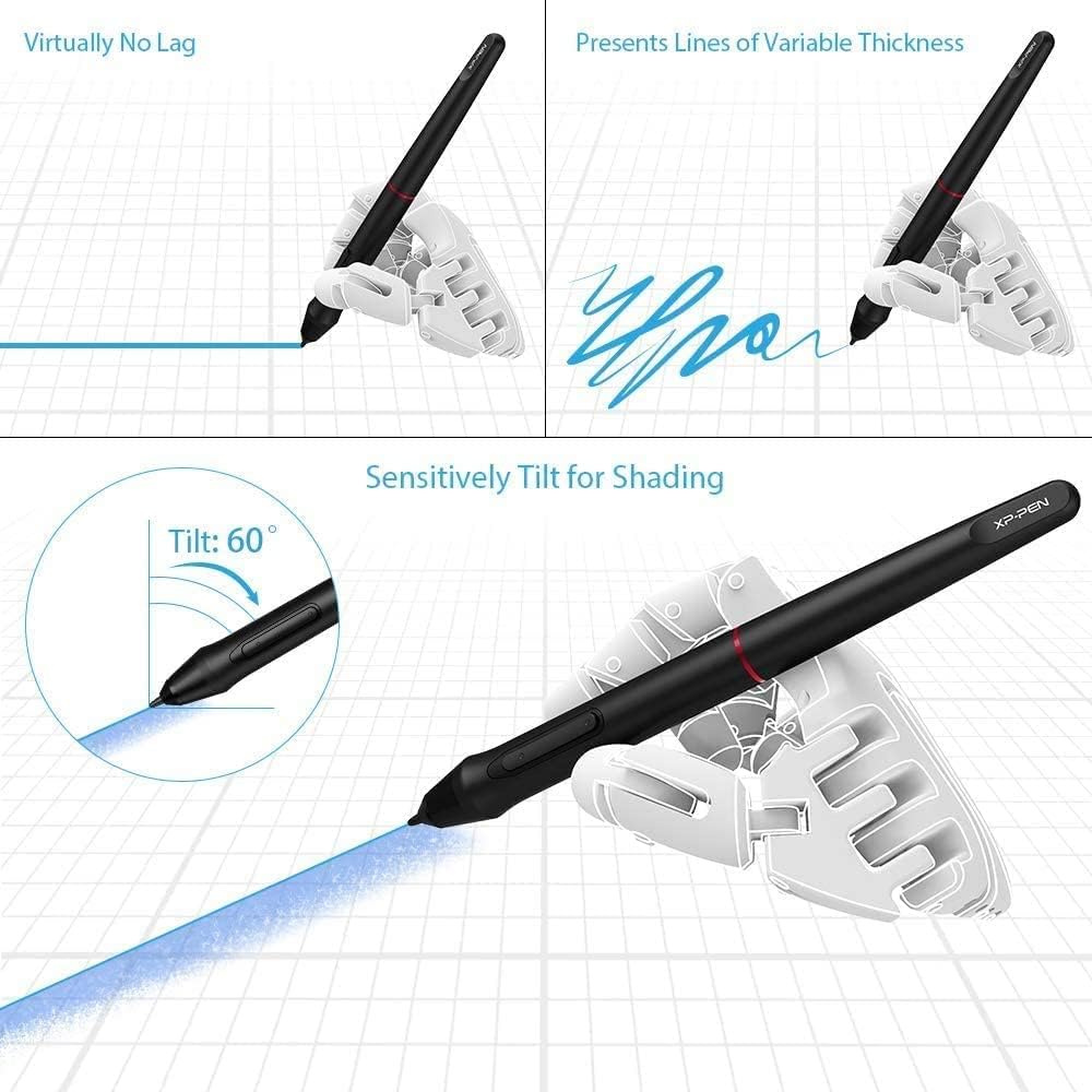 15.6" Drawing Tablet with Screen XPPen Artist 15.6 Pro Tilt Support Graphics Tablet Full-Laminated Red Dial (120% sRGB) Drawing Monitor Display 8192 Levels Pressure Sensitive & 8 Shortcut Keys