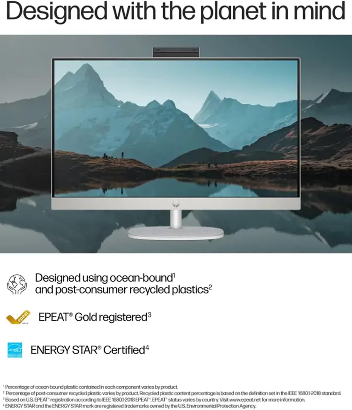 HP All-in-One Desktop - 27'' FHD Touchscreen Computer, Windows 11 Pro, Intel 12-core Ultra 7 155U(Beats i7-1355U), Wi-Fi 6, Bluetooth, Adjustable Height, Anti-Glare (16GB RAM | 1TB SSD)