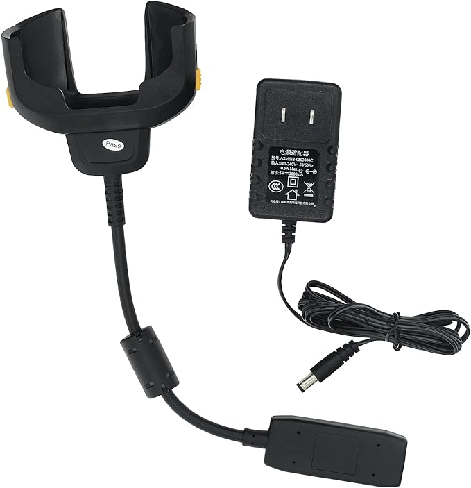 TC70 TC77 TC72 TC75 TC70X Scanner Charger Cable for Symbol Zebra PDA, Android Barcode Scanners Charger, Includes Power Supply(CHG-TC7X-CBL1-01)