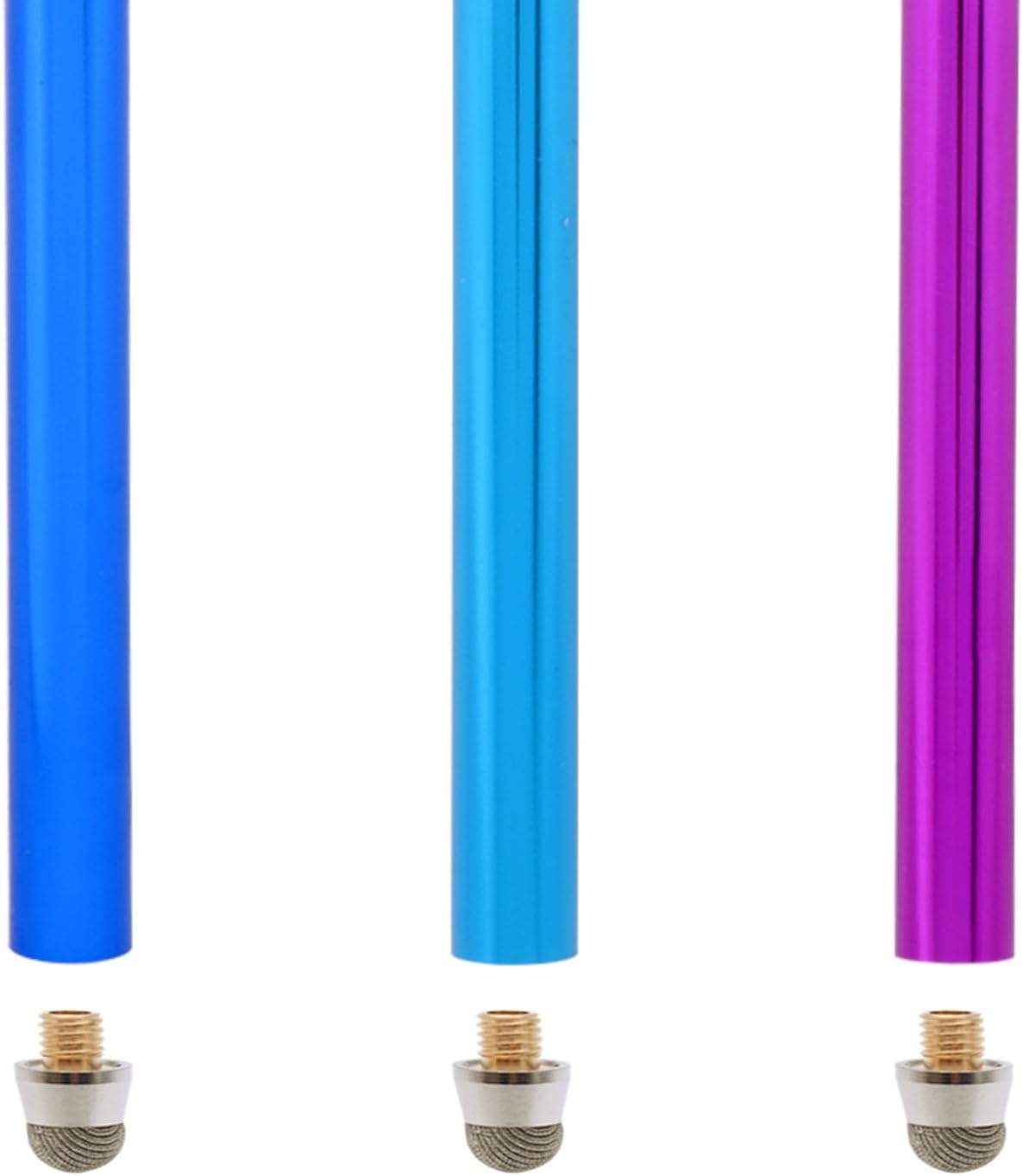The Friendly Swede Stylus Replacement Tips for Extra Long Fiber Stylus Pen — 10-Pack Tips with Touchscreen Cleaning Cloth