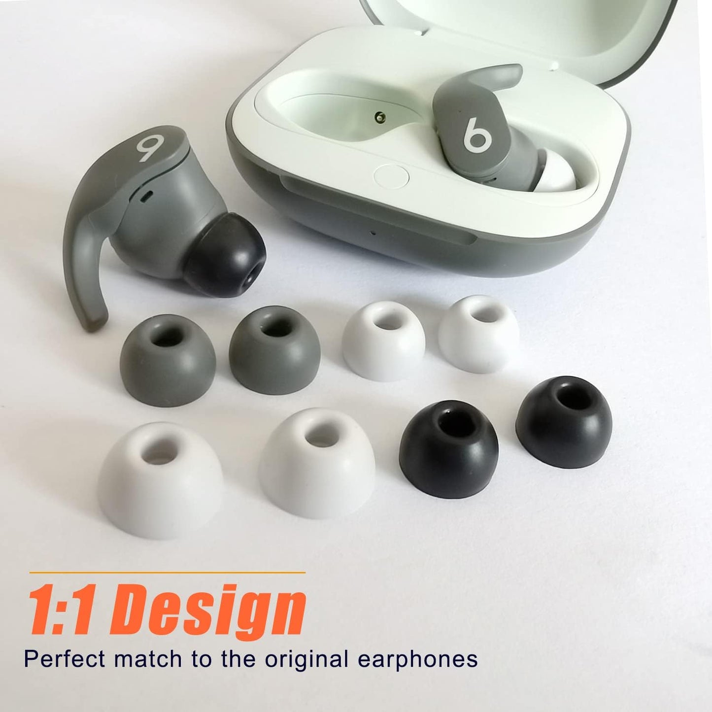 Silicone Ear Tips for Beats Fit Pro/Beats Studio Buds Eartips Replacement for Beats Earbuds 6 Pairs LMS Purple