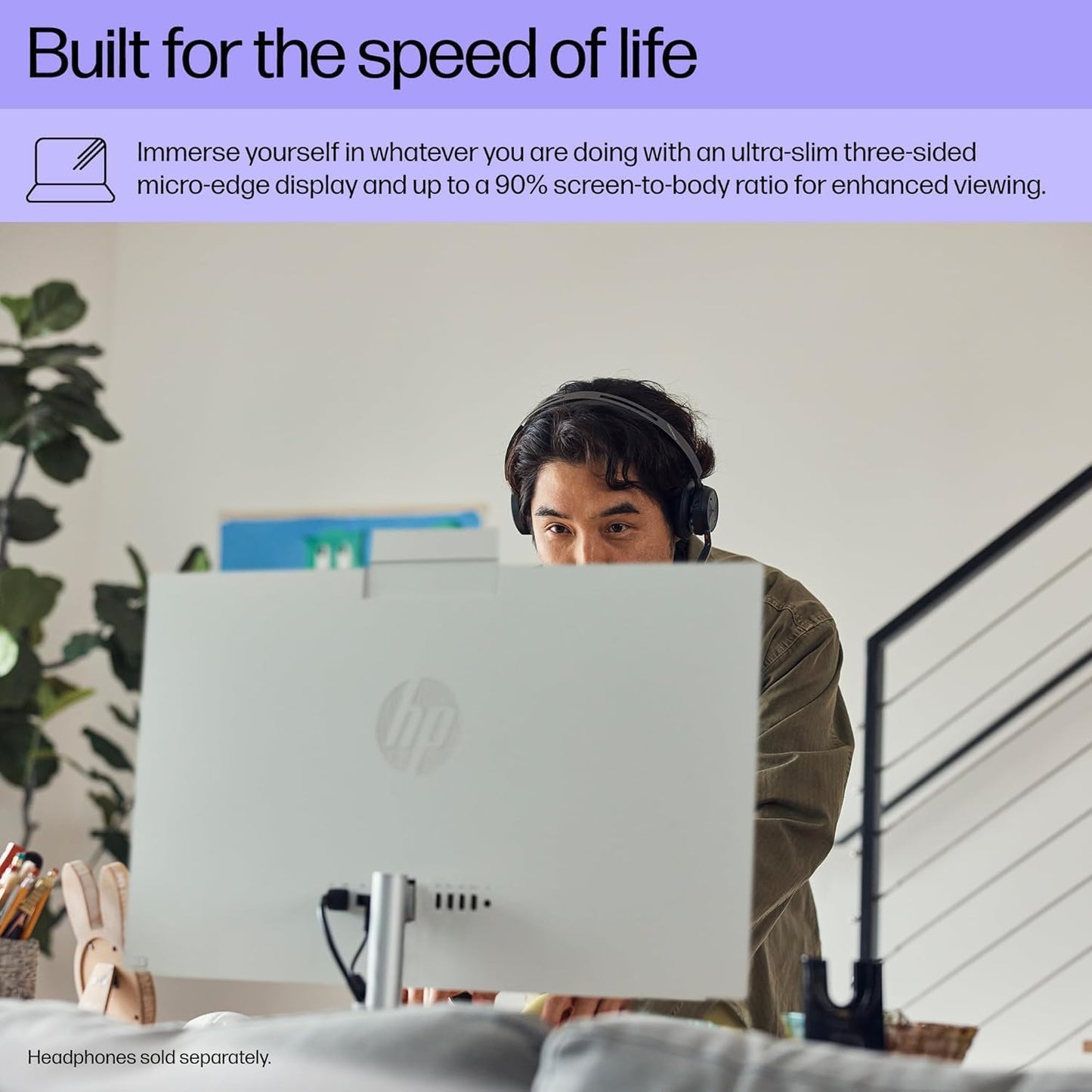 HP 27 Ultra 7 Business All-in-One Desktop, 27" FHD Touch, Intel 12 Cores Ultra 7 155U (Beats Intel i7-1355U), 64GB DDR5 RAM, 1TB SSD, Wireless KB & Mouse, Wi-Fi 6, Windows 11 Pro