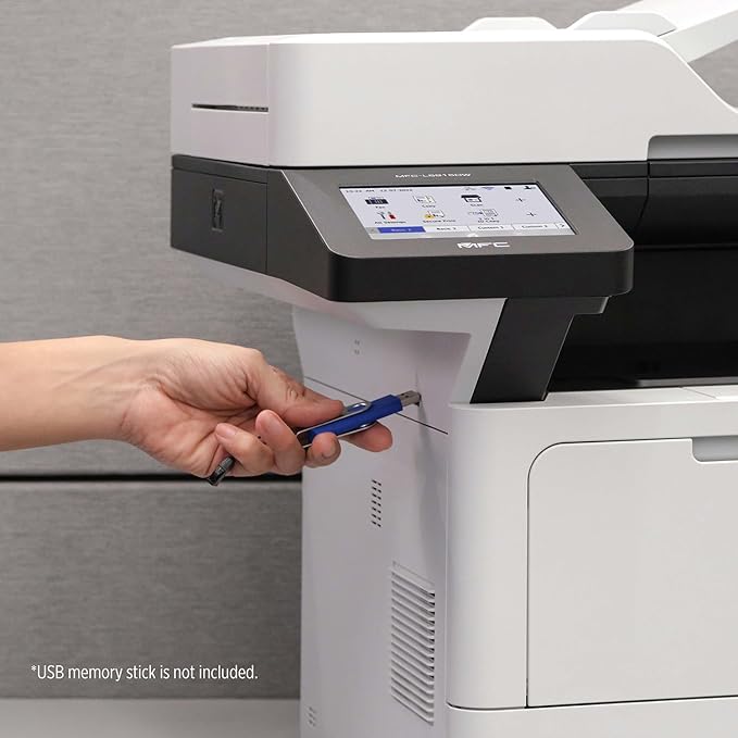 Brother MFC-L5915DW Monochrome Multifunction All-in-One Laser Printer, Wireless Networking, Mobile Printing & Scanning, Duplex Print, Copy & Scan, Amazon Dash Replenishment Ready (Renewed Premium)