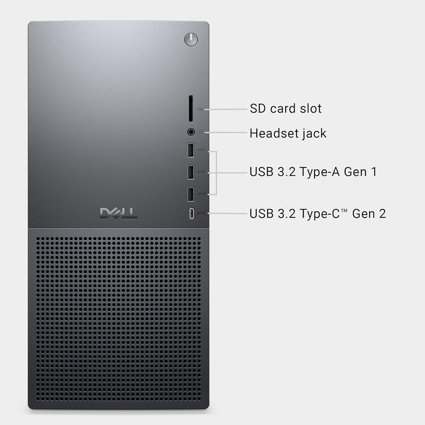 Dell Tower Plus EBT2250 Desktop Computer - Series 2 Intel Core Ultra 9 285 24-Core Processor up to 5.6 GHz, 64GB DDR5 RAM, 8TB SSD, Intel UHD Graphics 770, Windows 11 Pro, Graphite - EBT 2250