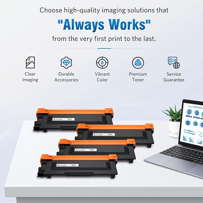 TN660 TN630 Toner Cartridge Compatible Replacement for Brother TN660 TN-660 TN630 TN-630 Toner Cartridge Black High Yield for Brother Printer hl-l2300d hl-l2380dw mfc-l2700dw dcp-l2540dw Toner 4-Pack
