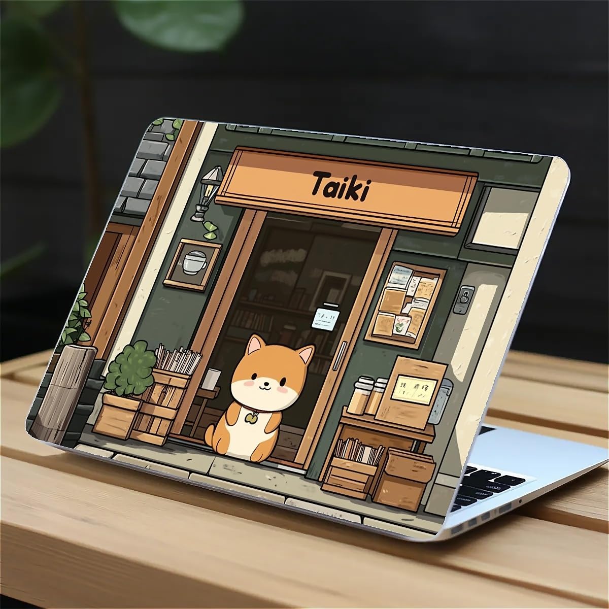 Compatible with MacBook Air 13.3 13.6 Inch Case 2022 2021 2020 2019 Plastic Hard Shell Case Cover,13.3 Air (A1932/A2179/A2337), A Cute Shiba