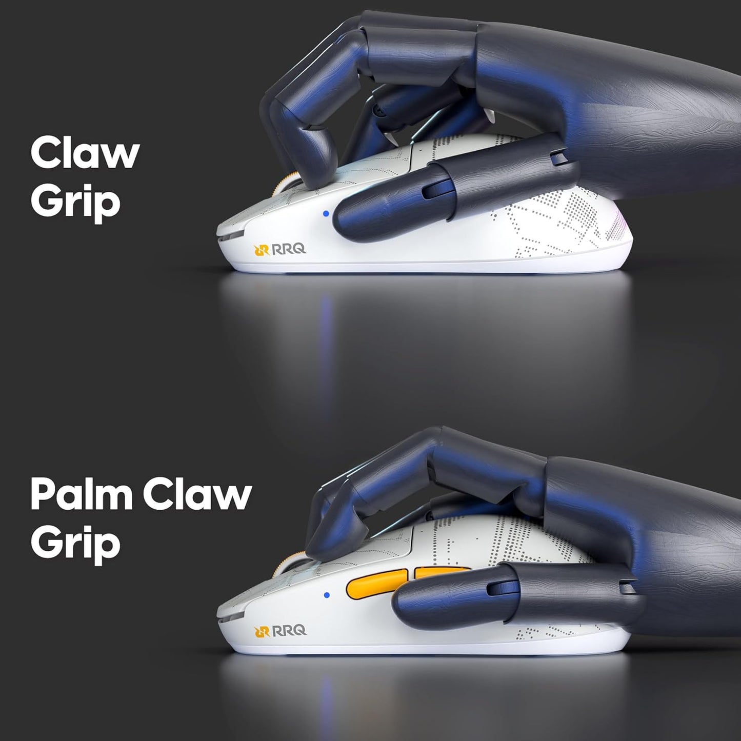 Pulsar x RRQ X2H Wireless Gaming Mouse, Limited Color Edition, Ultra Lightweight 1.90 oz (54 g), Symmetrical, Optical Switch, 26000 DPI, PAW3395 Sensor (Medium, RRQ Edition)