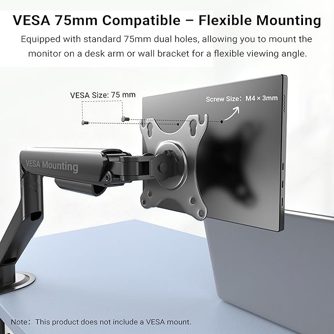 MINIX SF10T Portable Monitor 10.5 inch Touchscreen Laptop Monitor IPS 178° Wide-Viewing/Built-in Dual Speakers Low Blue-Light/HDR Eye Care External Screen w/Smart Cover for Mac PC Xbox PS4/5 Switch