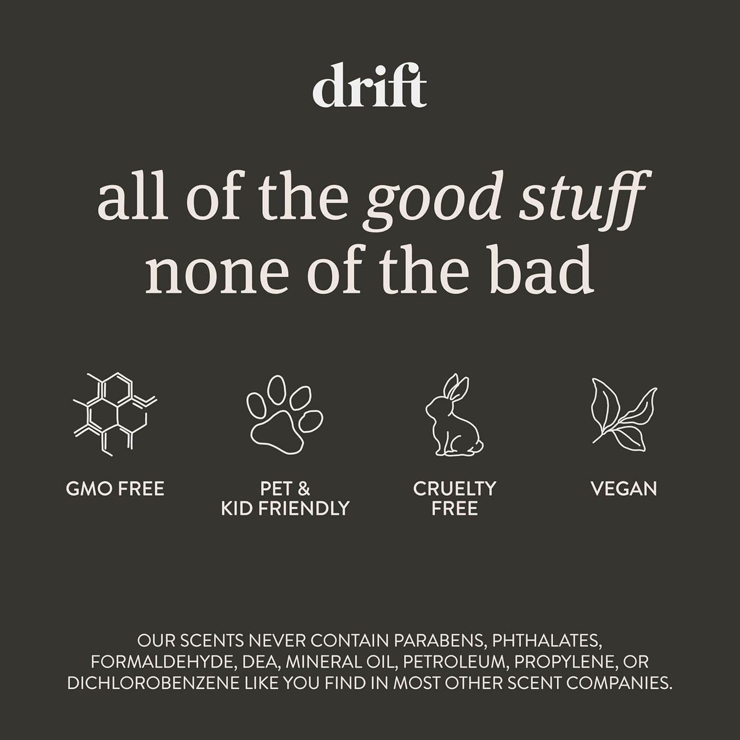 Drift Car Air Freshener - The Original Wood Air Freshener - Car Odor Eliminator - Long Lasting Scent - Metal Clip - Essential Oils - Clean Ingredients - Amber Scent 3 Pack Refill - NO CLIP INCLUDED