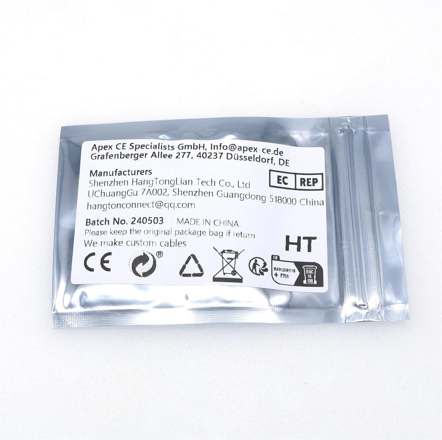 Remote Shutter Release Trigger Cable for Canon R3 R5 1DX 6D 7D 5D MKIII 60D EOS SLR Camera, 3.5mm Controller to N3