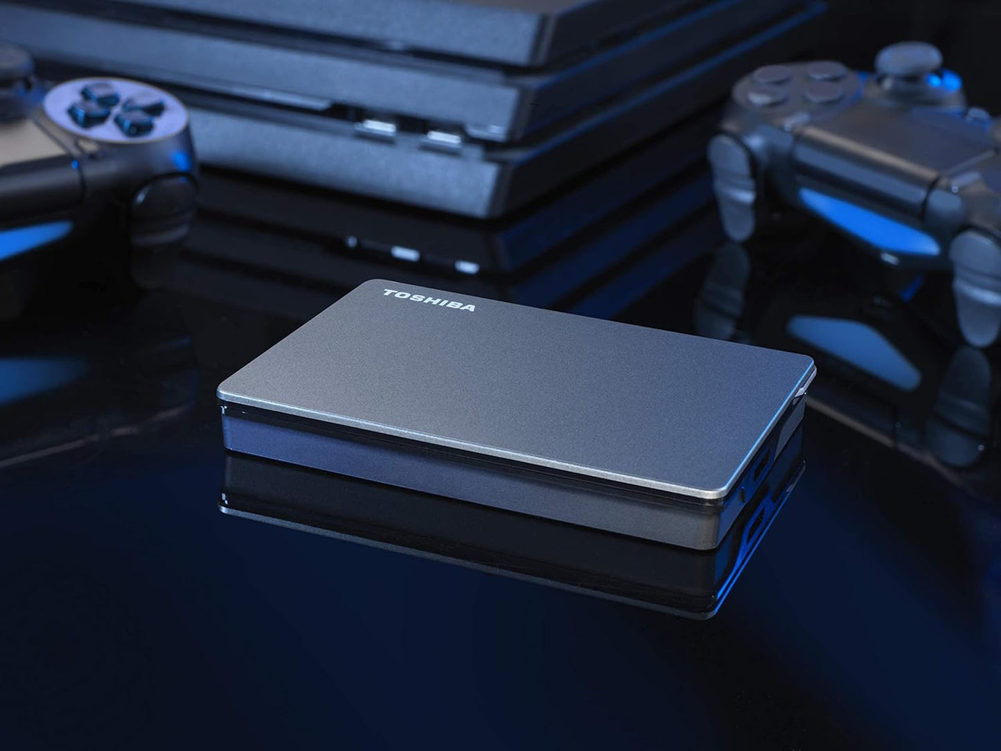 Toshiba Canvio Gaming 2TB Portable External Hard Drive USB 3.0, Black for PlayStation, Xbox, PC & Mac - HDTX120XK3AA