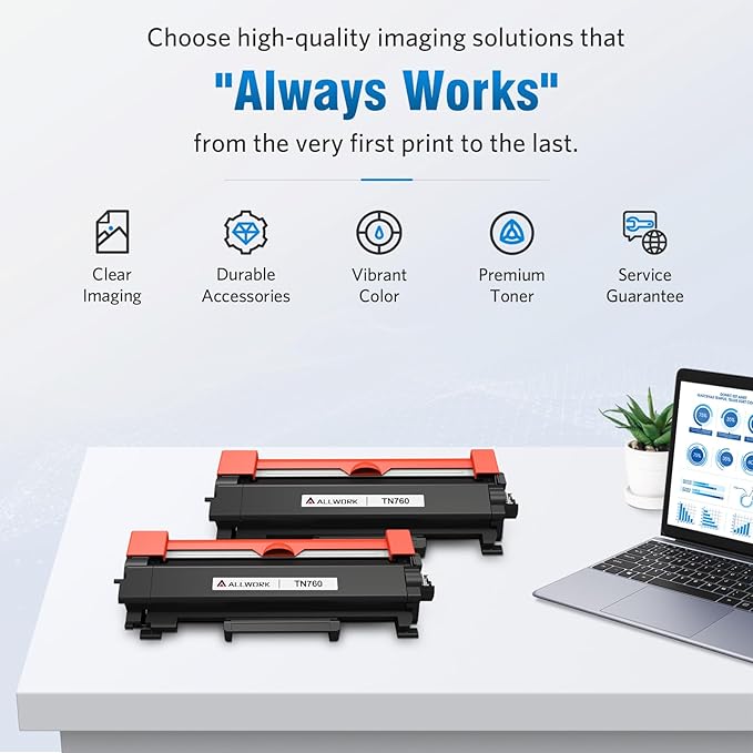 TN730 TN760 Toner 2-Pack Compatible Replacement for Brother TN730 TN760 TN770 Toner for Brother HL-L2350DW HL-L2370DW HL-L2390DW HL-L2395DW MFC-L2690DW MFC-L2710DW MFC-L2717DW MFC-L2750DW