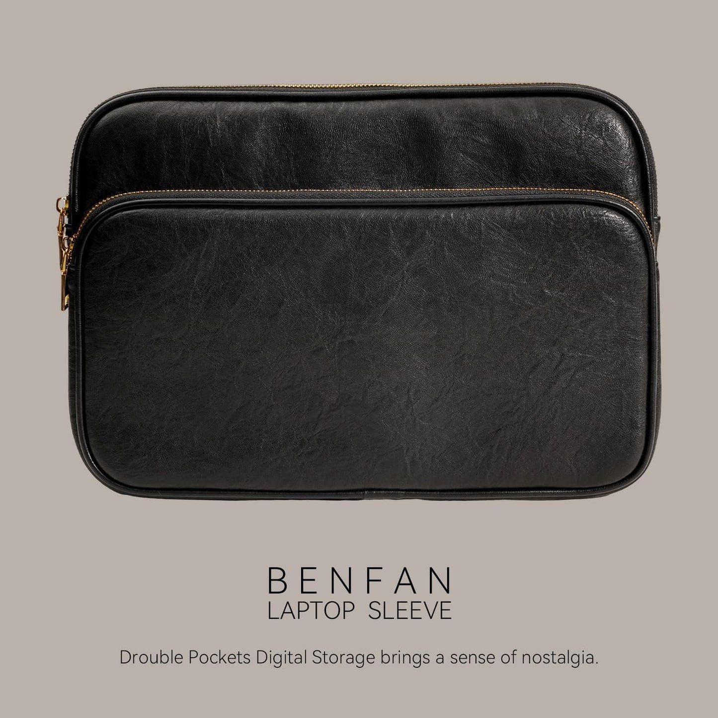 Laptop Sleeve Bag 13 Inch Compatible with 2024 MacBook Air 13 M3 M2 M1, New MacBook Pro 13 M2 M1, Dell XPS 13 Color Black