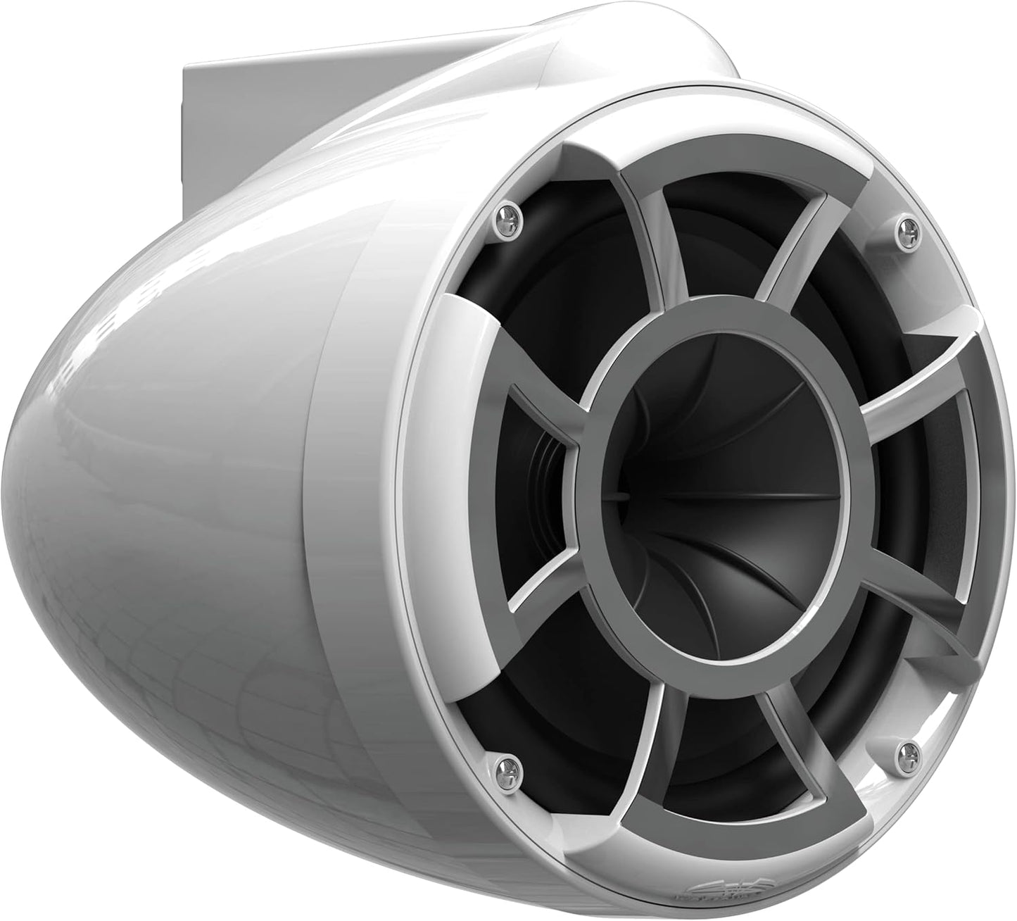 wet sounds Rev 8 White V2 Revolution Series 8" White Tower Speakers w/Swivel Clamp Mini
