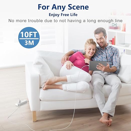 iPhone 16 15 Charger Fast Charging,2Pack 10FT Extra Long USB C to C Fast Charging Cord Woven Cable 20W USB C Charger Block for iPhone 16 Pro Max/16 Plus/iPhone 15/15 Pro Max/iPad Pro/Air/Mini/AirPods