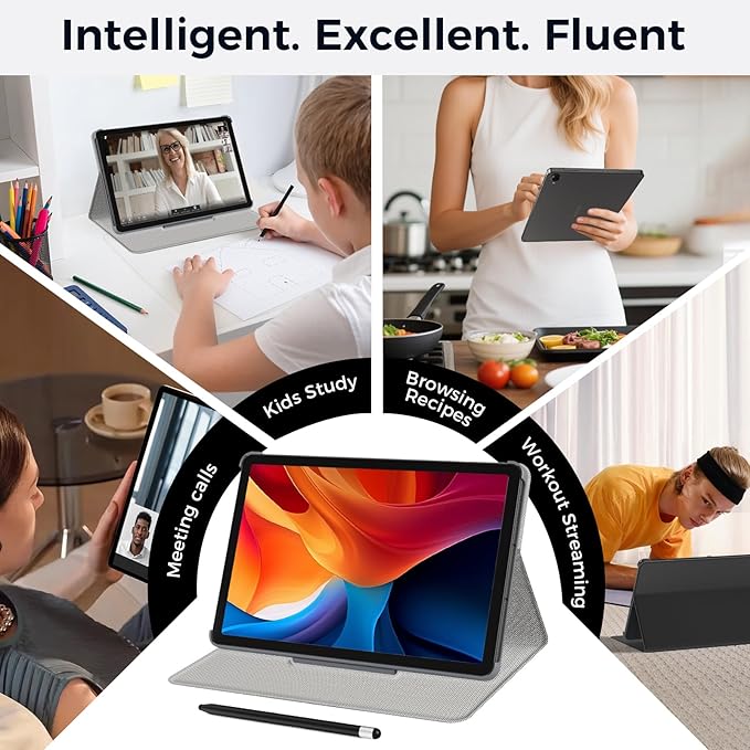 11inch Tablet, Android 15 Tablet 2560 * 1600IPS 2.5K Widevine L1, G100(MT8781) Octa-core Processor, 24GB RAM,128GB ROM, Wi-Fi 6& Bluetooth 5.2, 8200mAh Battery
