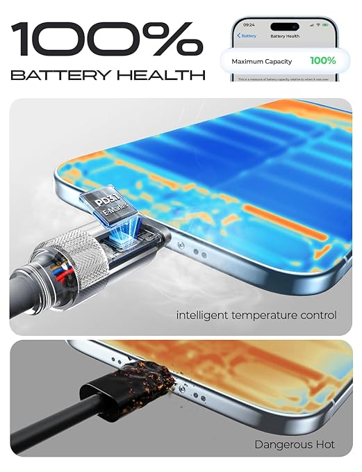 LISEN USB C Cable (6FT,100W) Soft Silicone USB C to USB C Fast Charging Cable, USBC to USBC for Switch 2 iPhone 16 Pro Max Charger Cord, Samsung Z Flip 7/S25, iPhone 15, MacBook Pro/Air, iPad