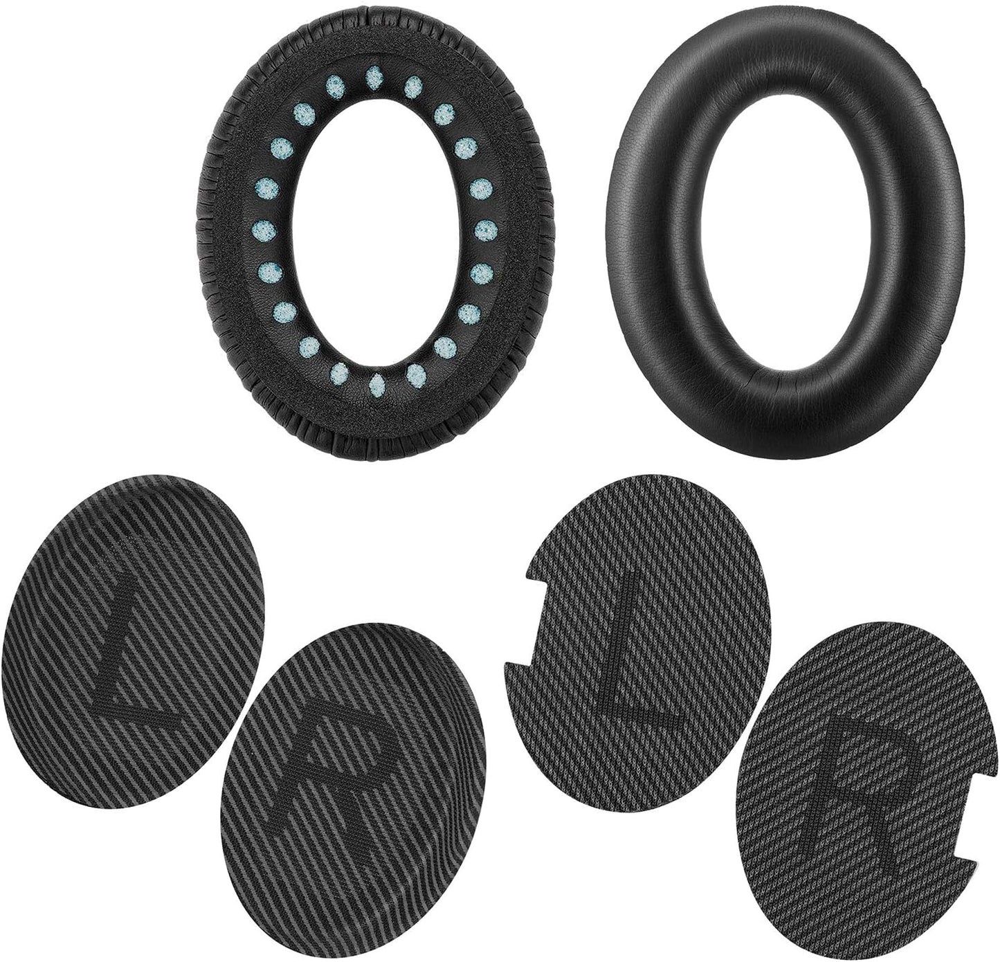 QC35 Headphones Replacement Ear Pads - QC35,QC35ii Replacement Earpads Cushion - Compatible with Bose Quiet Comfort35,QC45,QC25,QC35ii,QC15,AE2,AE2i-Comfortable & Durable(Black)