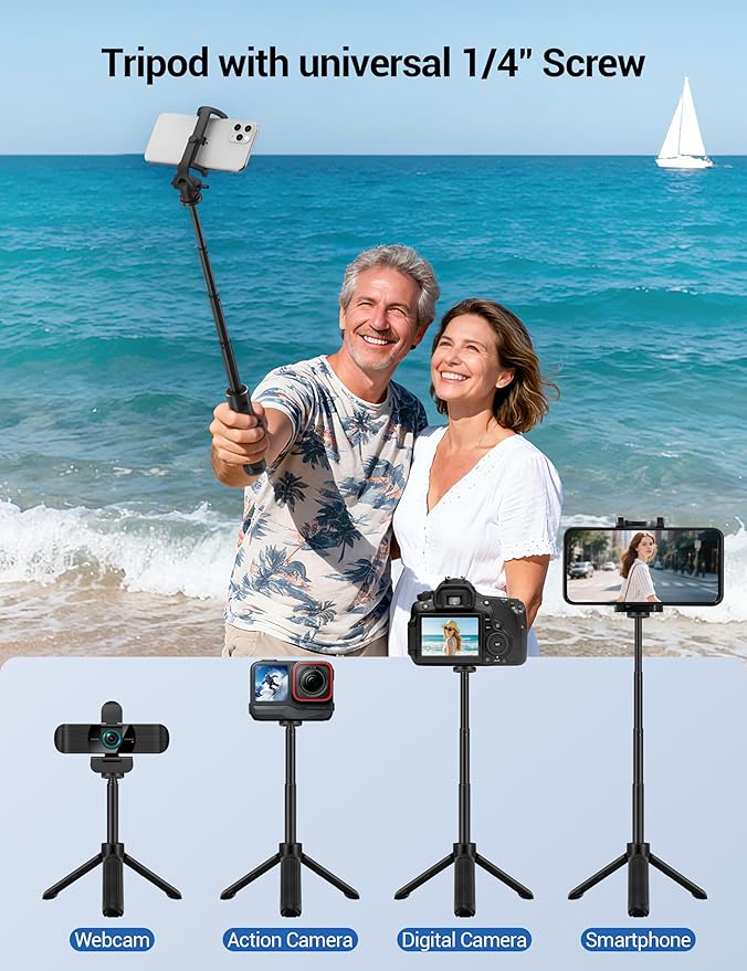 RUWBY Full HD 1080P Webcam with Built-in Dual Mics, Wide-Angle Lens, Privacy Cover, Tripod Stand, Autofocus Computer Camera, Plug and Play for Desktop PC or Laptop