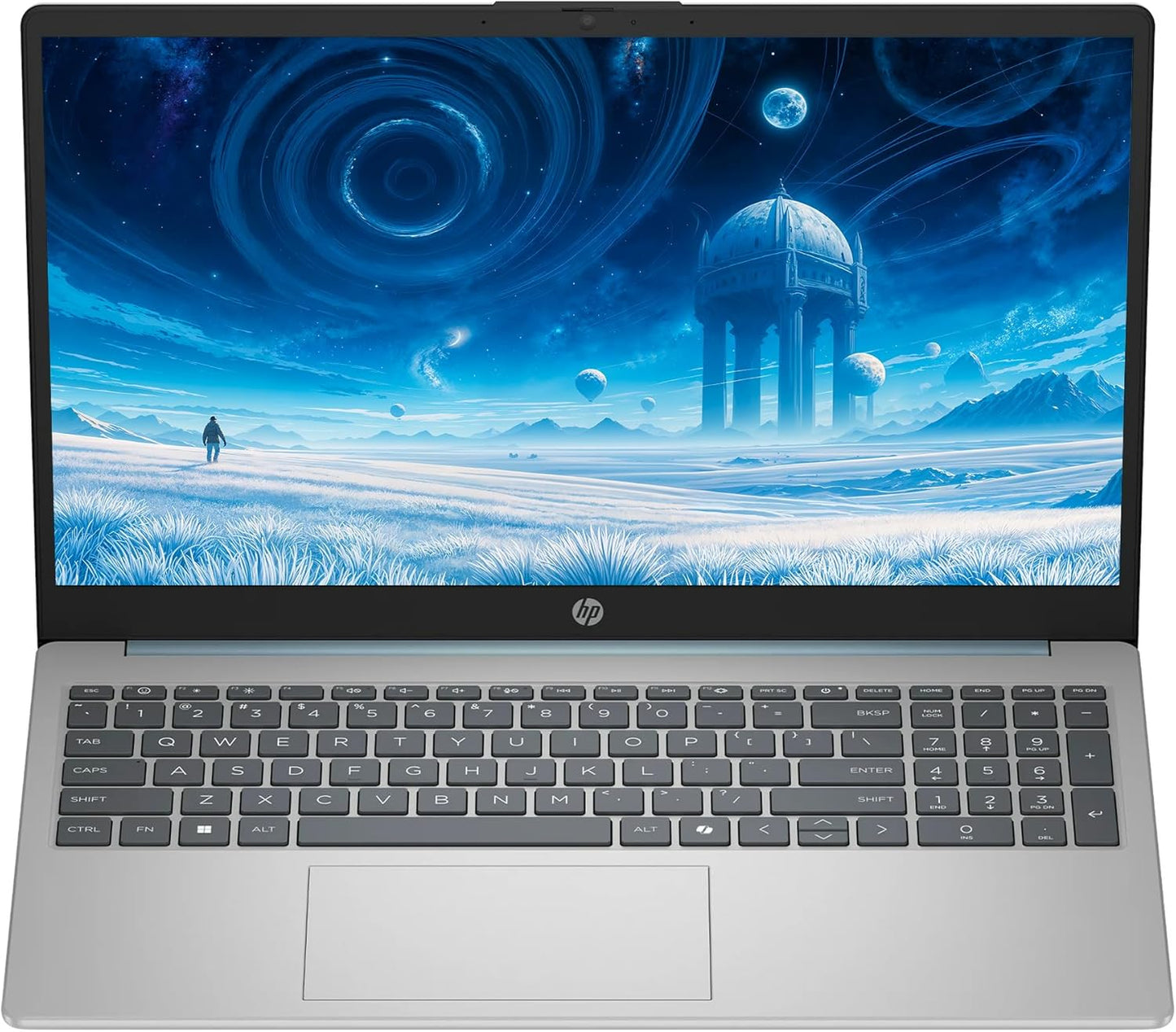 HP Touch Screen Laptop Computer, 15.6" FHD IPS LED Touchscreen Laptop 16GB RAM 1TB SSD, Intel Core i3-N305, Windows 11 Pro with Microsoft Office Lifetime Suite, SageNova Earphones, Moonlight Blue