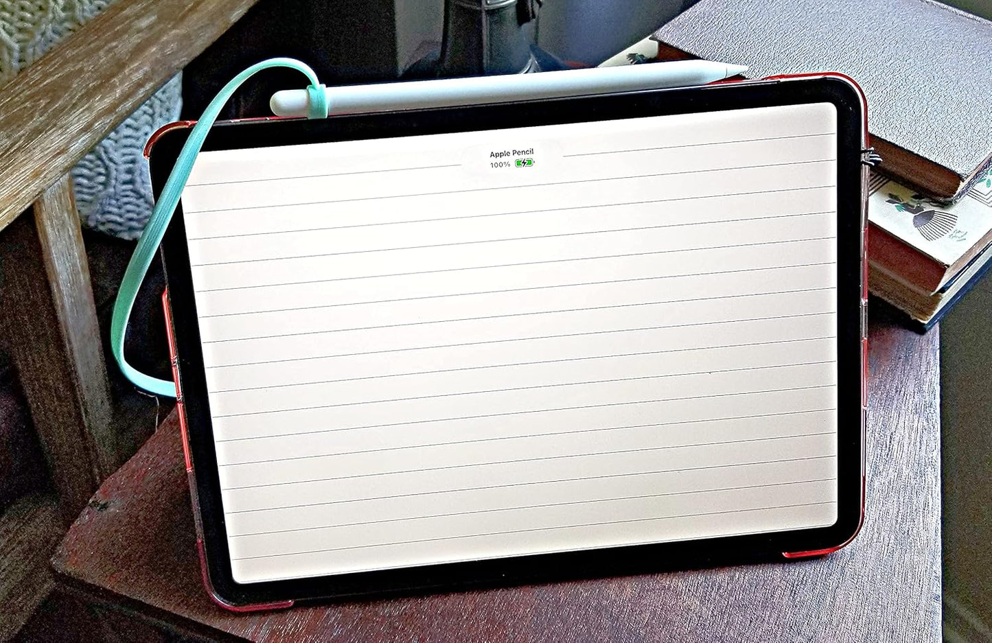 ZoopLoop Blue Silicone Scratchproof 20.75in Tether for Digital Electronic Styluses (Diameter Range: 0.27-0.37in) - Secure Stylus to Tablet Case - Tablet Pencil Holder Accessory