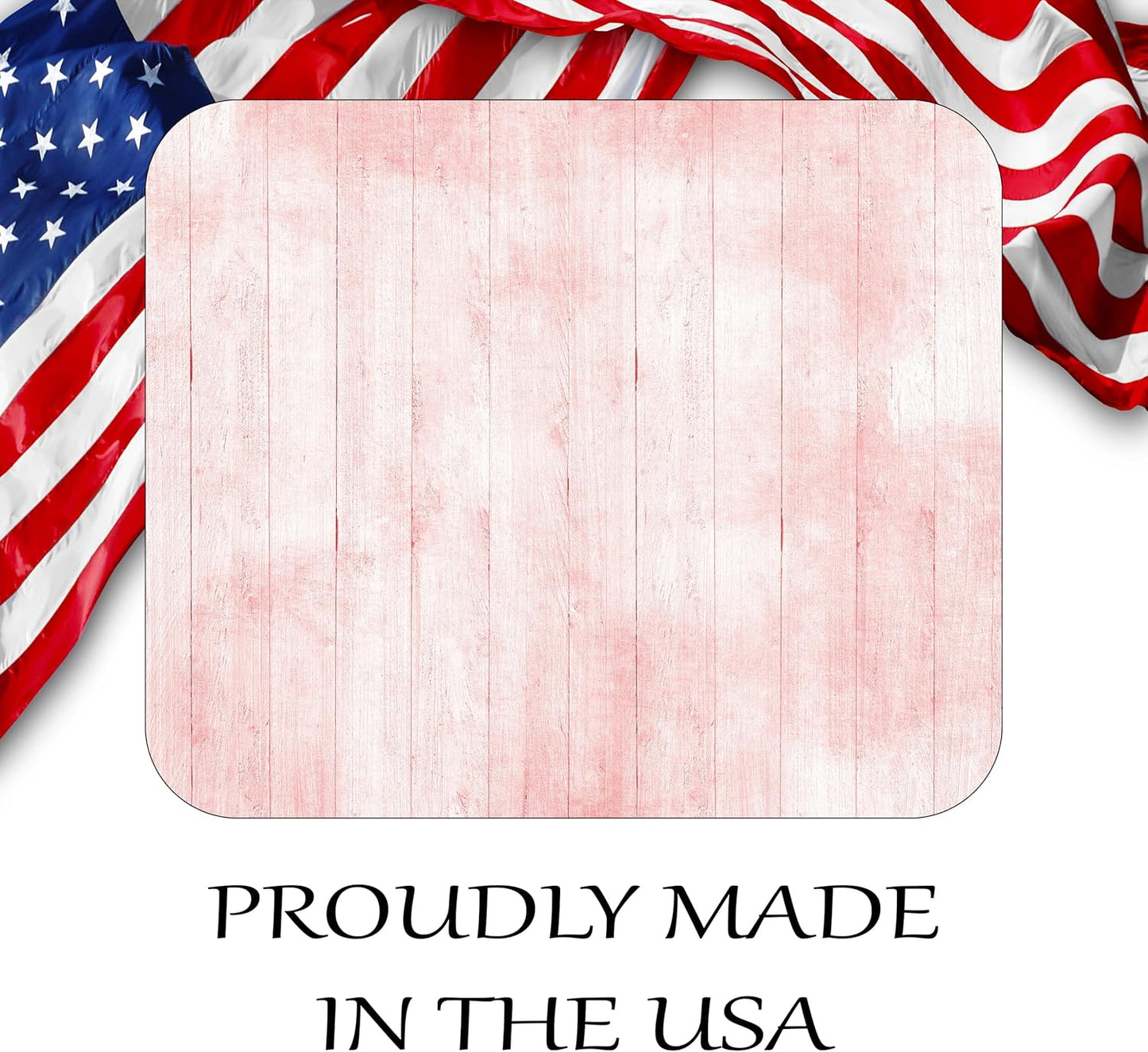 Pink Wood Decorative Colorful Mouse Pad Mat Mousepad for Desk Computer Laptop PC Gaming Home or Office Gift (Pink Wood MP45)