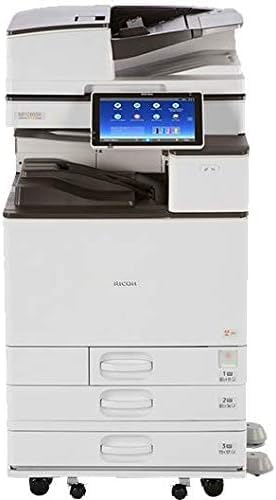 Ricoh Aficio MP C6004 Color Laser Multifunction Copier - 60ppm, Copy, Print, Scan, Auto Duplex, Network, WiFi, 4 Trays and Comes with Pre-Installed Postscript 3 Supplement (Renewed)