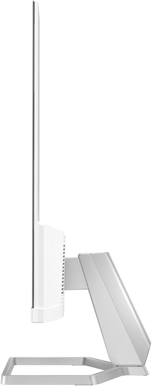 HP Series 5 524sa Monitor with Speakers (Replaces M24fwa) 24" 100Hz IPS FHD 99% sRGB 300 Nits Display, Adjustable Tilt, Flicker-Free, Anti-Glare, White/Silver w/DKZ USB Port Expander (2 Pack)