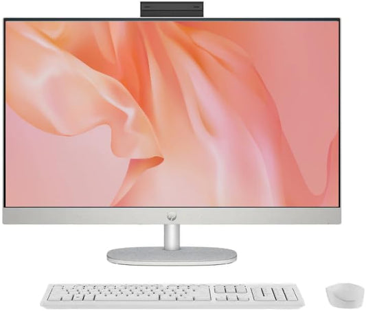 HP 27 Ultra 7 Business All-in-One Desktop, 27" FHD Touch, Intel 12 Cores Ultra 7 155U (Beats Intel i7-1355U), 64GB DDR5 RAM, 1TB SSD, Wireless KB & Mouse, Wi-Fi 6, Windows 11 Pro