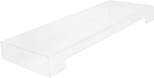 Acrylic Keyboard Dust Cover Clear Protective Hood for Mechanical and Standard Keyboards 87-104 Keys Waterproof Keyboard Protector for Home and Office