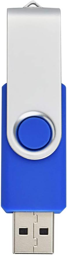 Aiibe 8 GB Flash Drive 10 Pack USB Flash Drives 8G USB 2.0 Memory Stick Thumb Drive Data Storage Swivel Keychain Design Pen Zip Drives Wholesale/Lot/Bulk (10 Pack, 8GB, Blue)
