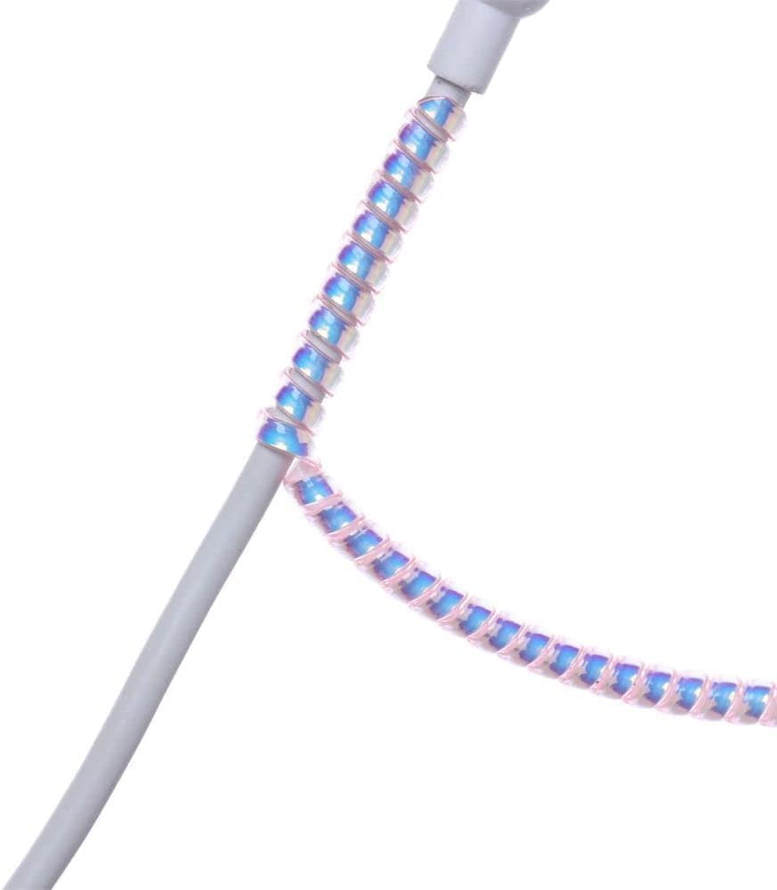 Spiral Cable Protector, 1.5m (4.92ft), Pink