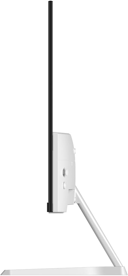 Amzfast 24 Inch Gaming Monitor 200Hz FHD 1080p Fast IPS Computer Monitor, 110% sRGB 1ms HDR Support Adaptive Sync, Eye Care VESA Mount HDMI 2.0 | Display Port 1.4 White Monitor, AMZG24X1W