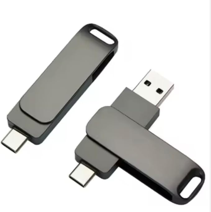 8TB Portable External SSD Flash Drive, Type-C USB 3.0/2.0 Compatible, High-Speed Memory Storage (8, TB)