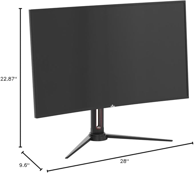YEYIAN Sigurd 3500 32” Curved PC Gaming Frameless LED Monitor, 1080P HD, 165Hz, 1ms, 3000:1, 16:9, 178°, 16.7M Colors, AMD FreeSync, DP/HDMI, VESA Mountable, Tilt/Height/Pivot Adjustable