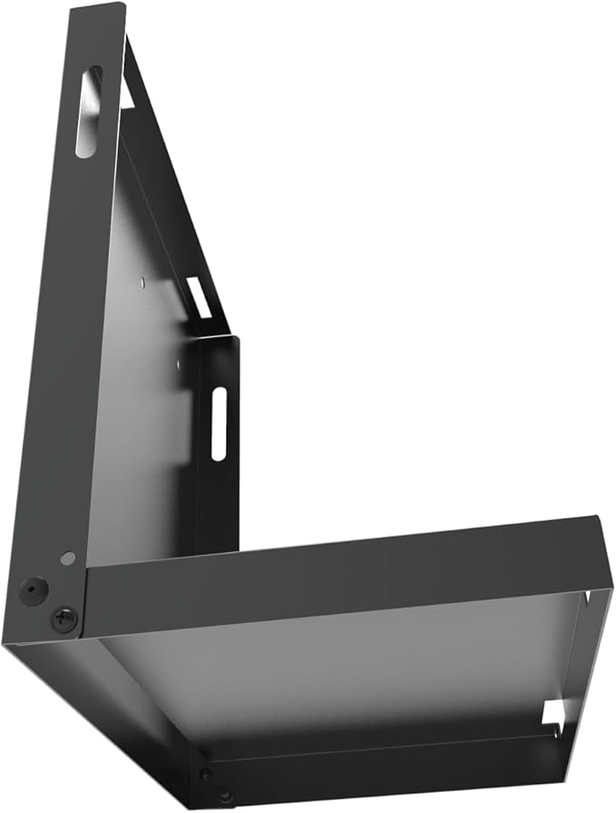 JINGCHENGMEI Universal Mount Computer Wall Mount 10" H x 6" W x 10" D, Adjustable Strap Mount for CPU, UPS, Computer Cases or Other Electronic Devices