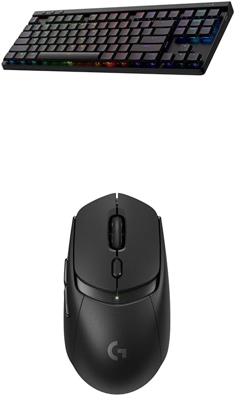 Logitech G515 TKL Wireless Gaming Keyboard (Linear) + G309 Lightspeed Wireless Gaming Mouse Bundle - Black