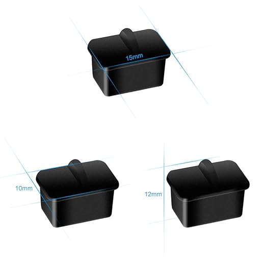 SFP SFP+ XFP Dust Covers Caps Suitable for Open Slot on Network Switch Silicone Type A 20pcs/Pack