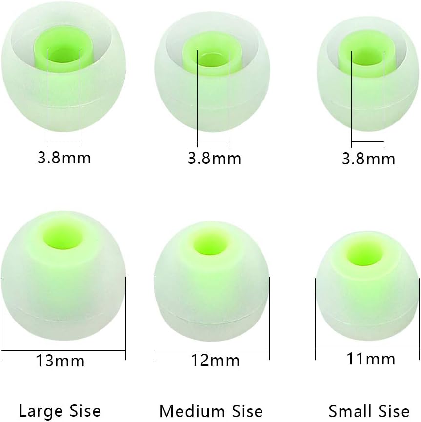 Earbud Tips Replacement - 9 Pairs SML Eartips Eargels