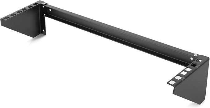 Tecmojo 2U Vertical Wall Mount Rack,Foldable Vertical Rack and Wall Mountable Patch Panel Bracket,Server Rack for 19" Rack Mount Network,Server and Data Equipment