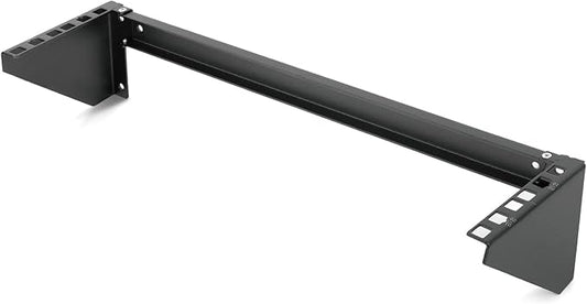 Tecmojo 2U Vertical Wall Mount Rack,Foldable Vertical Rack and Wall Mountable Patch Panel Bracket,Server Rack for 19" Rack Mount Network,Server and Data Equipment